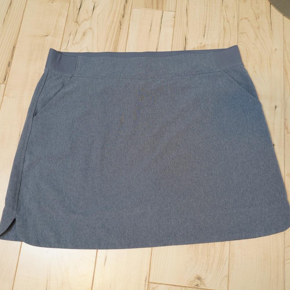 32 Cool Heather Gray Athletic Skort Y2K Gorpcore Tennis Skirt XL